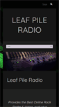 Mobile Screenshot of leafpileradio.com
